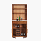 Bar Cabinet-Curios